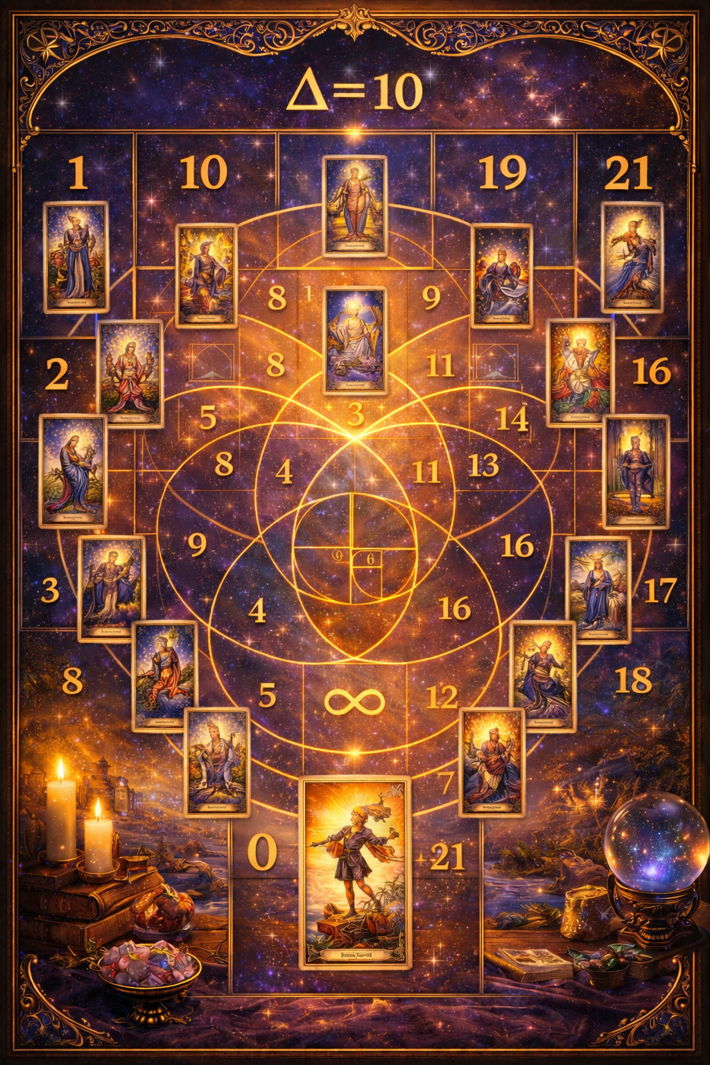 la chiave matematica dei tarrochi del cartomante francesco